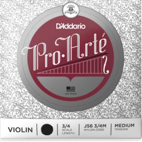 Daddario Pro-Arte Violin Single E String, 3/4 Scale, Medium Tension