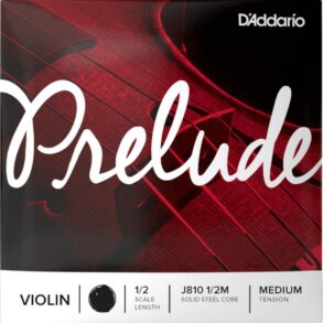 Daddario Prelude Violin Single E String, 1/2 Scale, Medium Tension