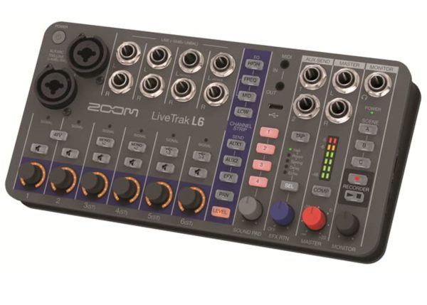 ZOOM LiveTrak L6 | 10-Track Digital Mixer / Recorder