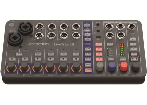 ZOOM LiveTrak L6 | 10-Track Digital Mixer / Recorder