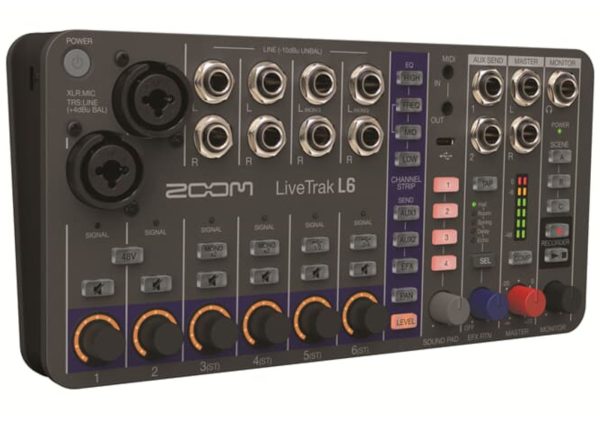 ZOOM LiveTrak L6 | 10-Track Digital Mixer / Recorder