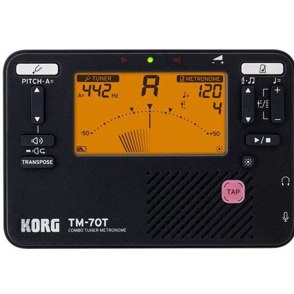 KORG TM-70T Versatile Tuner | low C1 to the high C8