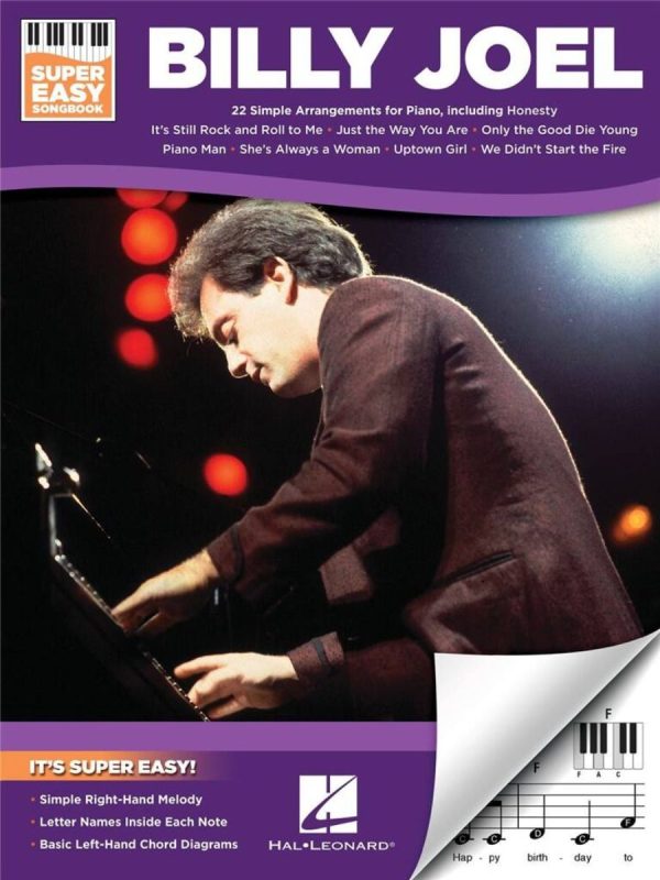 Billy Joel: Billy Joel - Super Easy Songbook: Piano Solo