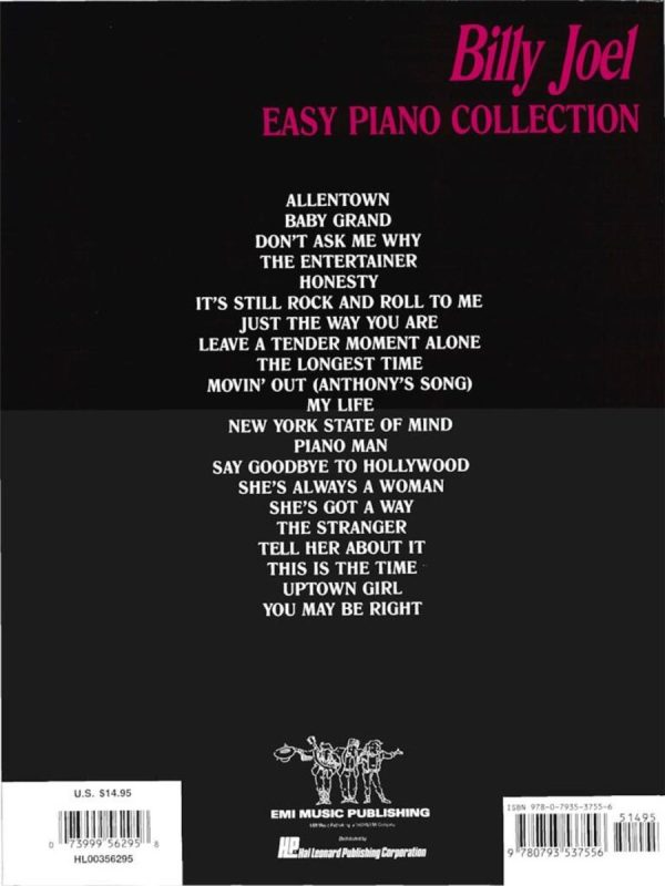 Billy Joel | Easy Piano Collection | Easy Piano