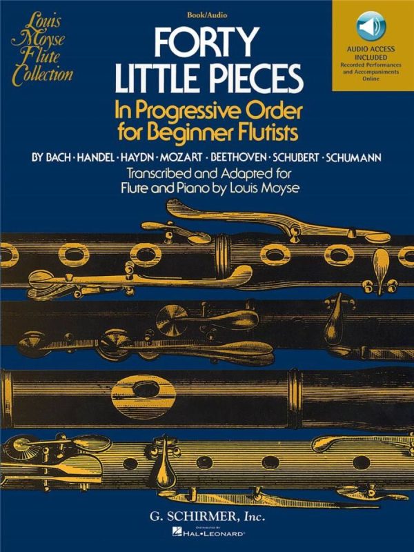 40 Little Pieces | Beginners Flute and Accomp | Arr. Louis Moyse