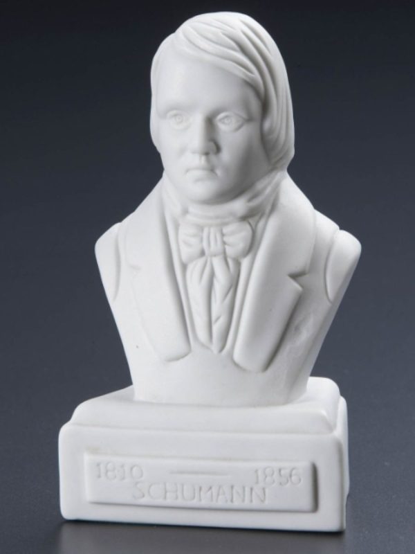 Schumann Bust | Small size | 13cm | Alabaster colour