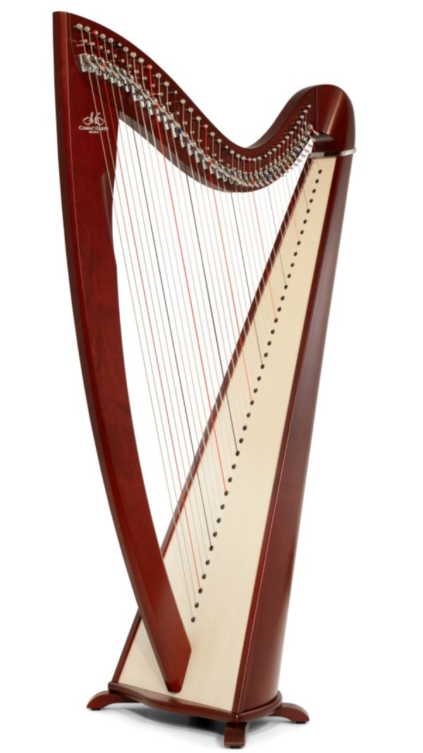 Camac Lancelot 38 string Harp | Gut Strings | Mahogany Finish