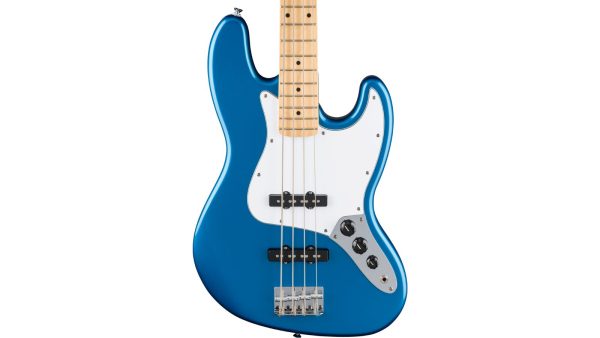 Standard Jazz Bass®, Maple FB, White Pickguard, Aqua Marine Metallic