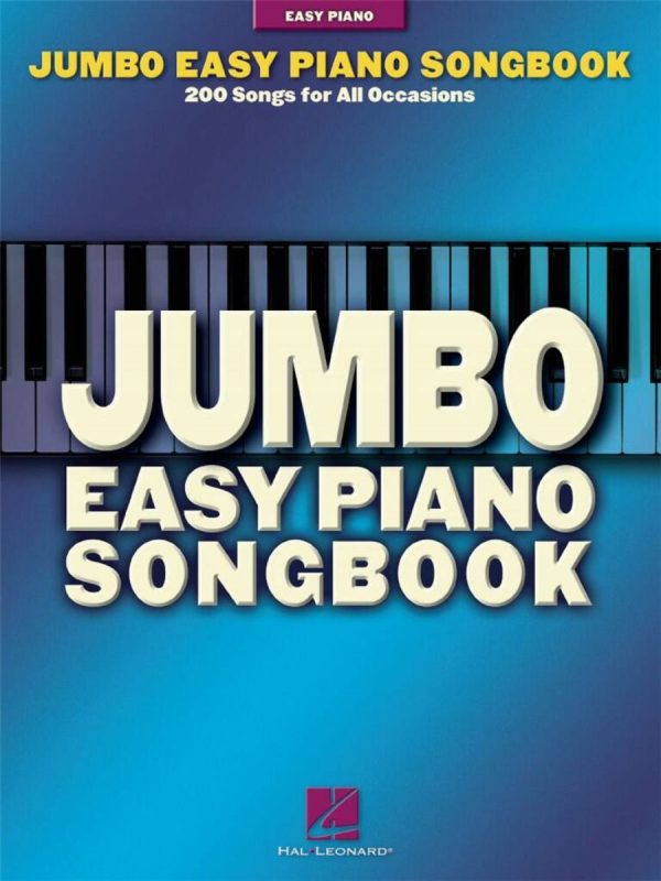 Jumbo Easy Piano Songbook | 200 great songs (see song list)